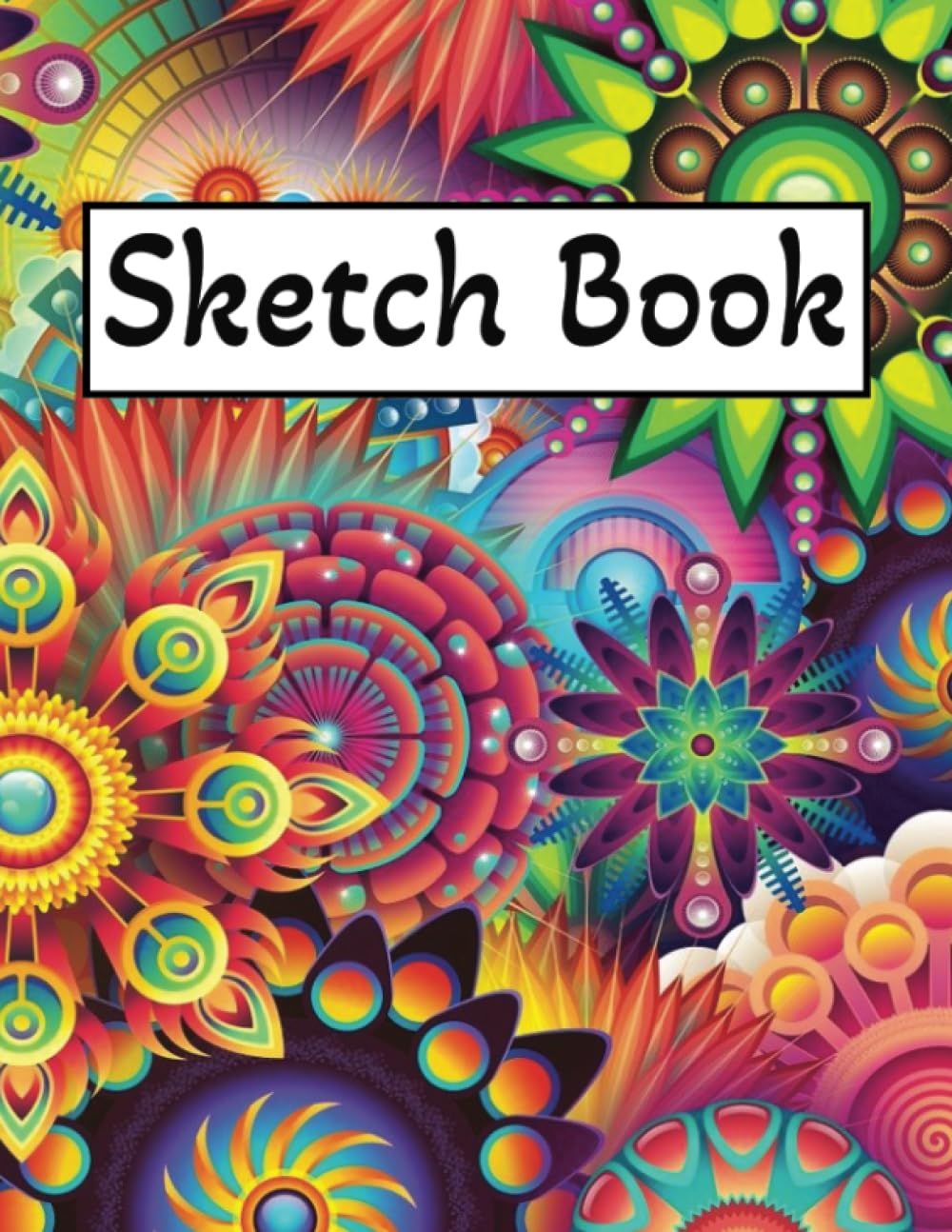 Sketch Book: Notebook for Drawing, Writing, Painting, Sketching or Doodling, 120 Pages, 8.5x11 (Premium Abstract Cover vol.4)