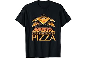 Imperial Star Destroyer Pizza Spaceship Vehicle T-Shirt