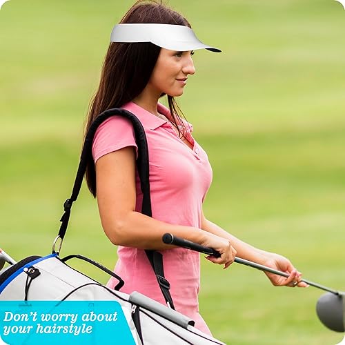 Miniatura 3 de Custom Visor Hat for Men Women Personalized Design Your Own Text Logo Adjustable Sport Baseball Cap