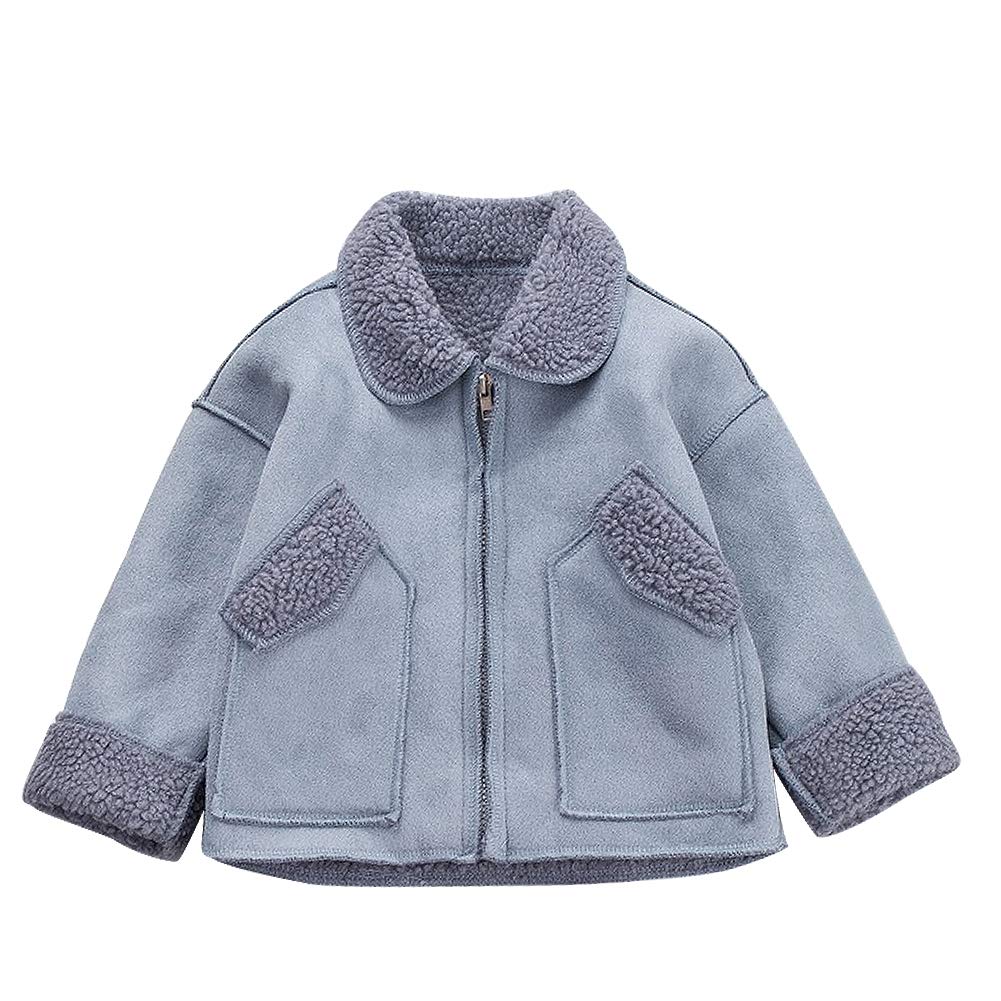 Baby Boys Girls Jacket Coat Warm Cotton Lined Winter Outfits (Toddler/Little Kid) 1-5t