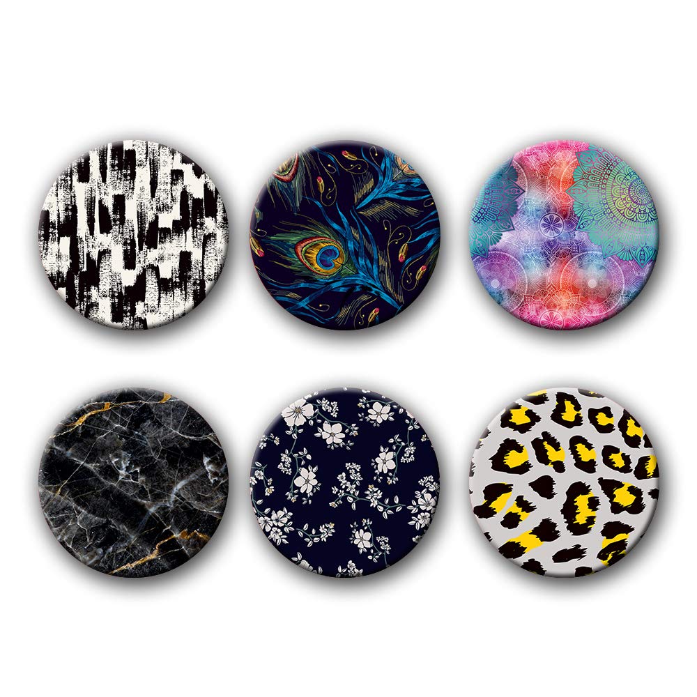 Plan To Gift Fridge Magnet Flower Set of 6 (1.5x1.5)