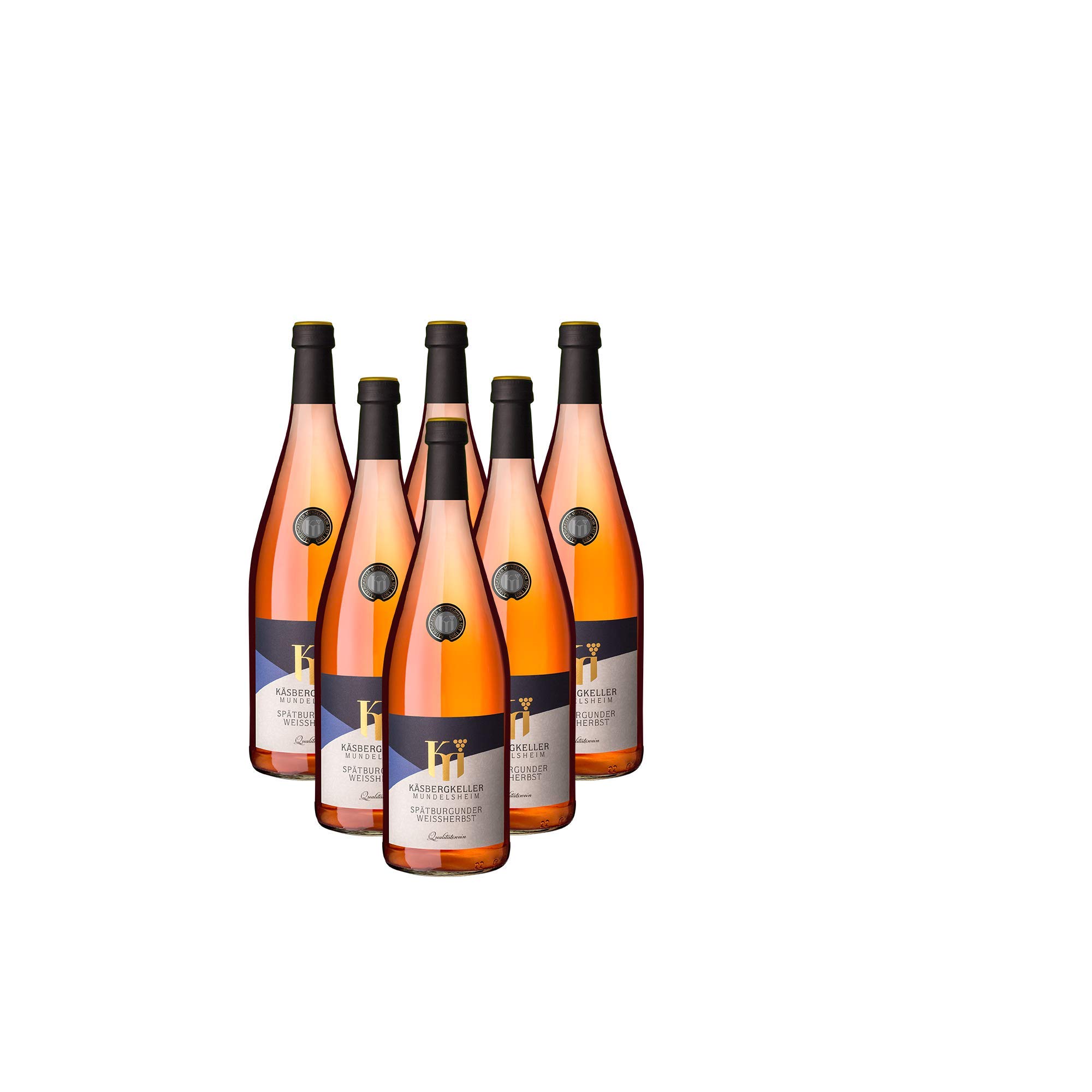 Käsbergkeller Mundelsheim Spätburgunder Weißherbst QbA Lieblich (6 x 1 l)