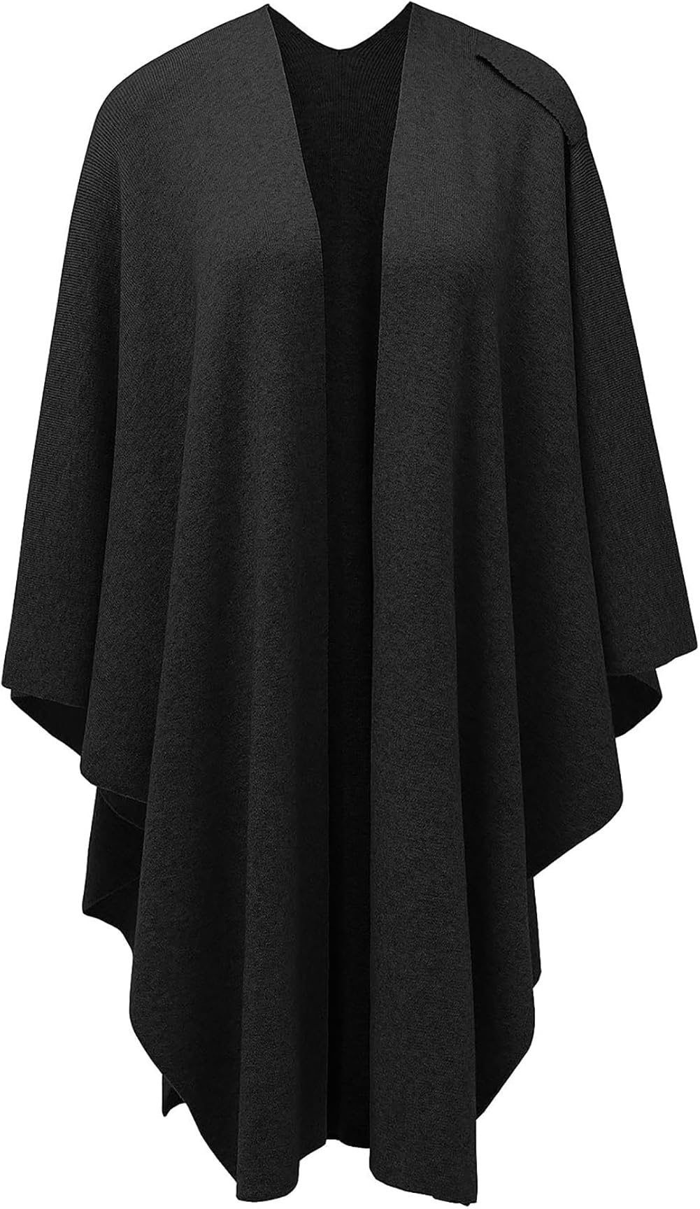Donna Poncho Sciarpa Cashmere Feeling Maglia Cappellino Cardigan Per Donna Regalo Per La Madre