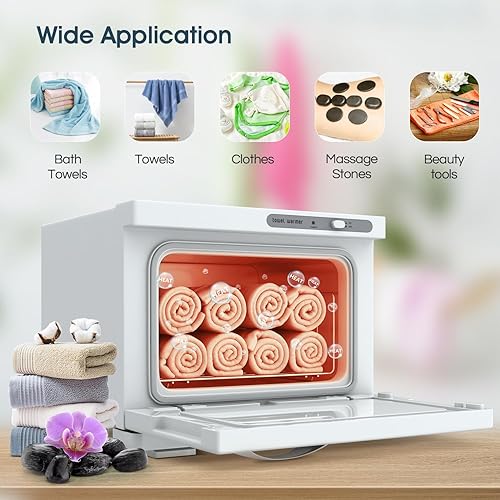 Miniatura 4 de StateRiver Gabinete Calentador de Toallas, 8L Calentador de Toallas Calientes Pequeño para Spa, Uso de Calefacción para Spa Facial, Belleza del