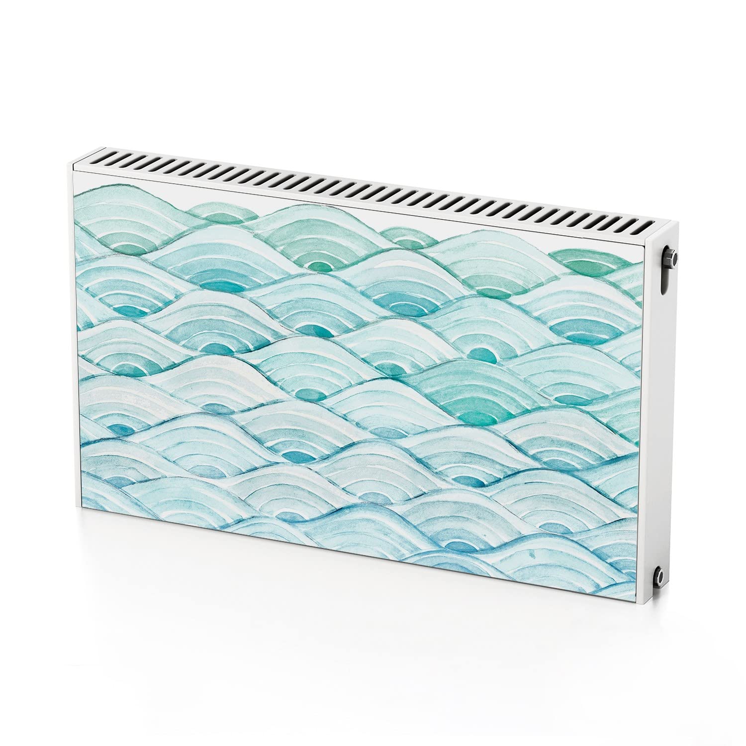Décoration Magnétique de Radiateur 100x60 cm amovible et résistante motif vagues