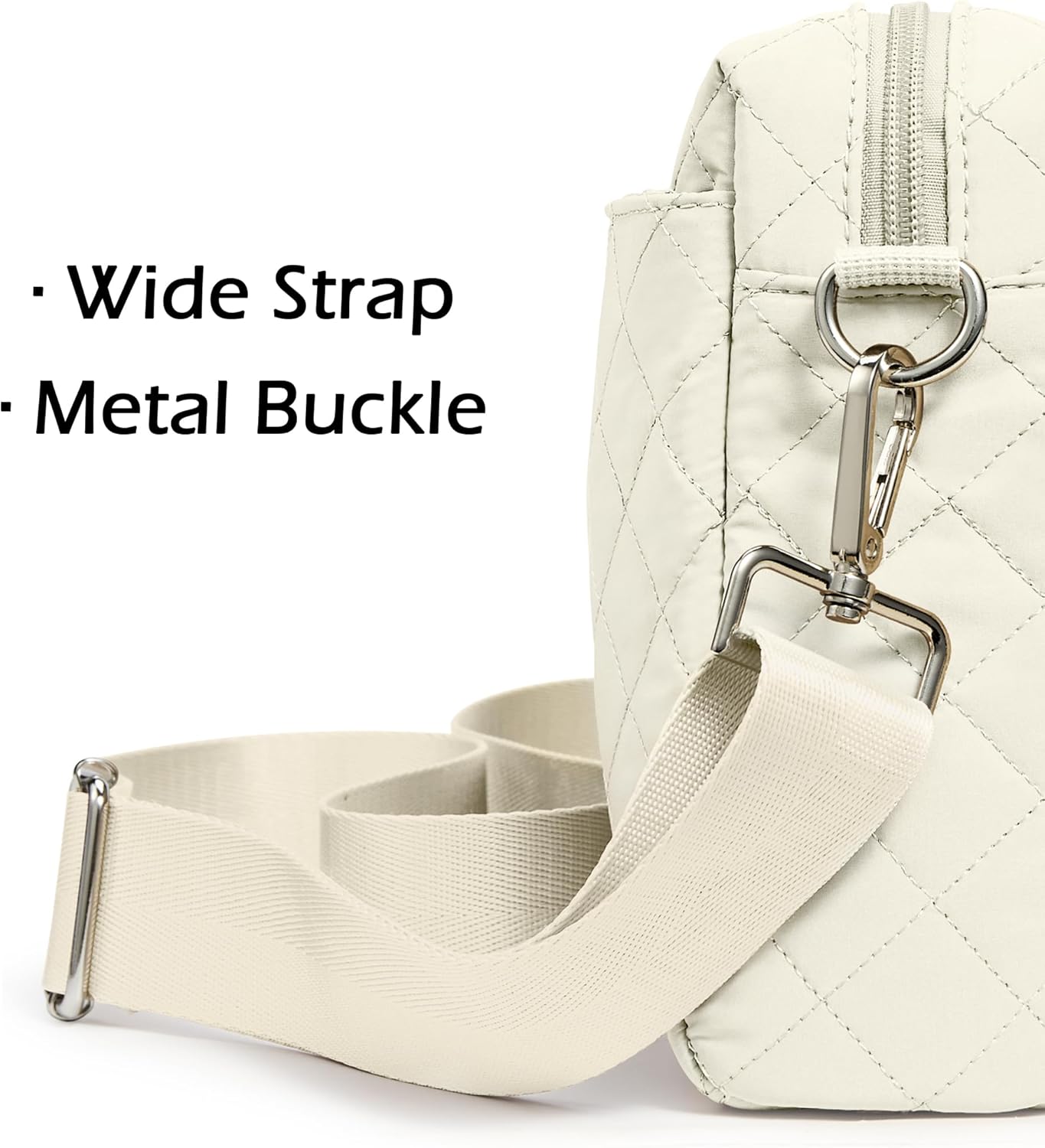 KALIDI Small Women's Crossbody Handbags Quilted Crossbody Bags for Women Ladies Lightweight Puffer Shoulder Purse | Small, for Women, Ladies, Lightweight, Puffer - Image 7