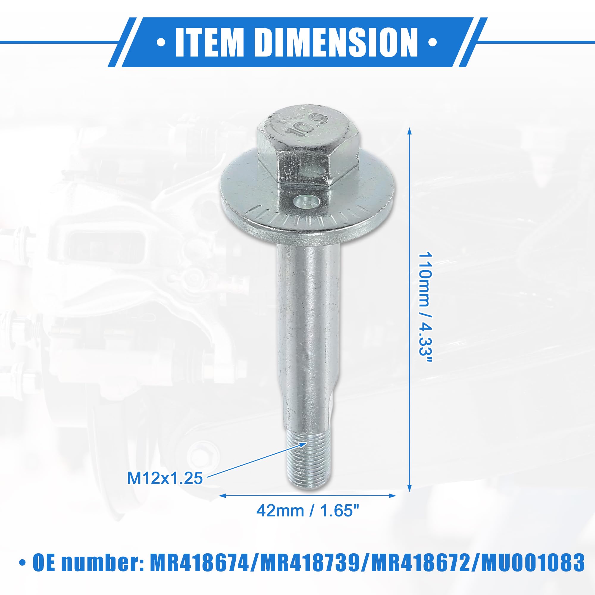 Perno De Alineación Excéntrico Para Mitsubishi Montero 2001-2006