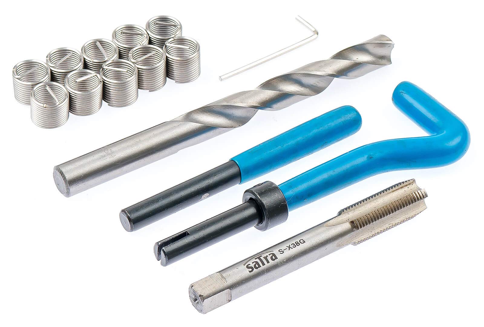 KIT REPARACION DE ROSCAS TIPO HELICOIL M-12 X175