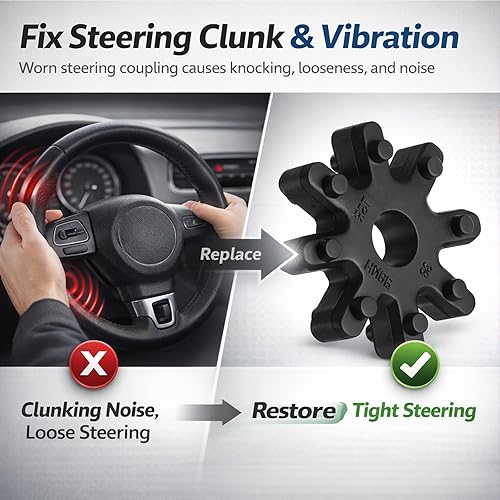 Miniatura 4 de 563152K000FFF Acoplamiento Flexible de Dirección para Columna de Dirección Motor Compatible con Hyundai Sonata Elantra Santa Fe Azera Veloster Kia