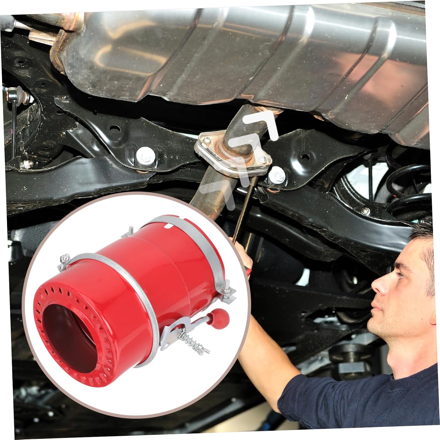 110mm Carbon Steel Spark Arrestor for Motorcycle Exhaust