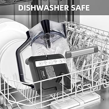 Ninja blender pitcher dishwasher safe top rack placement