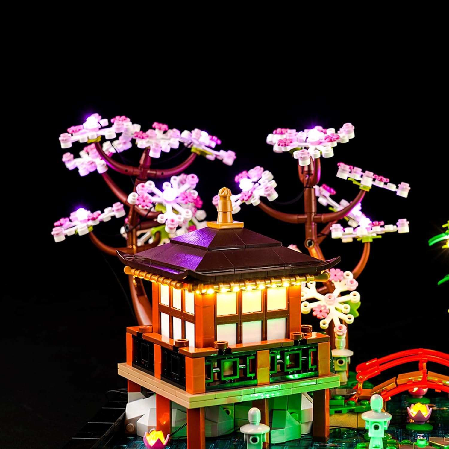 Led Light Kit for Lego Icons Tranquil Garden 10315 Creative Building Set, Decorative Lights are Perfect for Christmas and Halloween Gifts (Lights Only, No Lego Models)