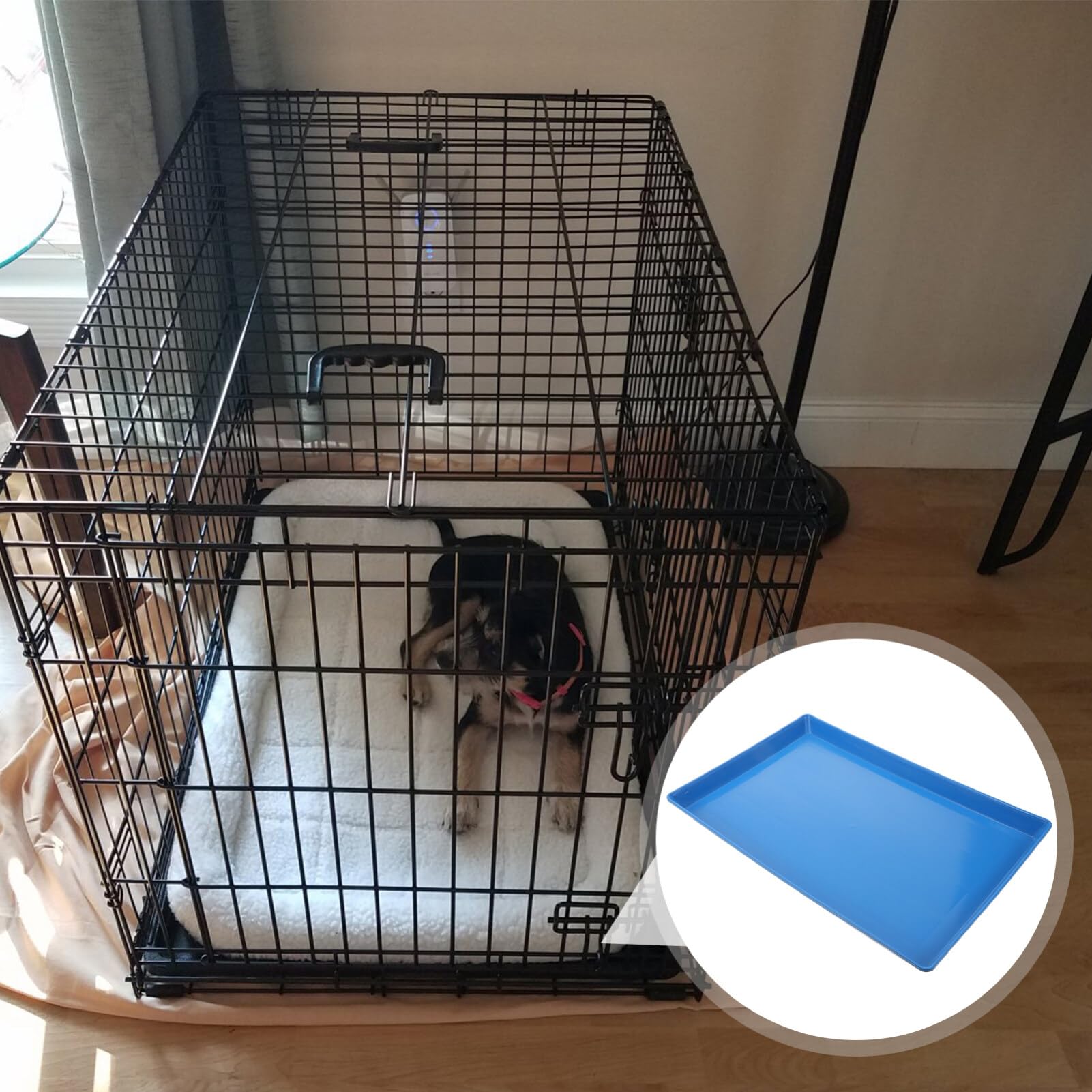 VANZACK Vassoio Di Ricambio Per Cane Casse Padelle Fondo In Plastica Per Gabbie Per Animali Domestici Casse Canili Cani Gatto Coniglio Furetto Critter Vasino