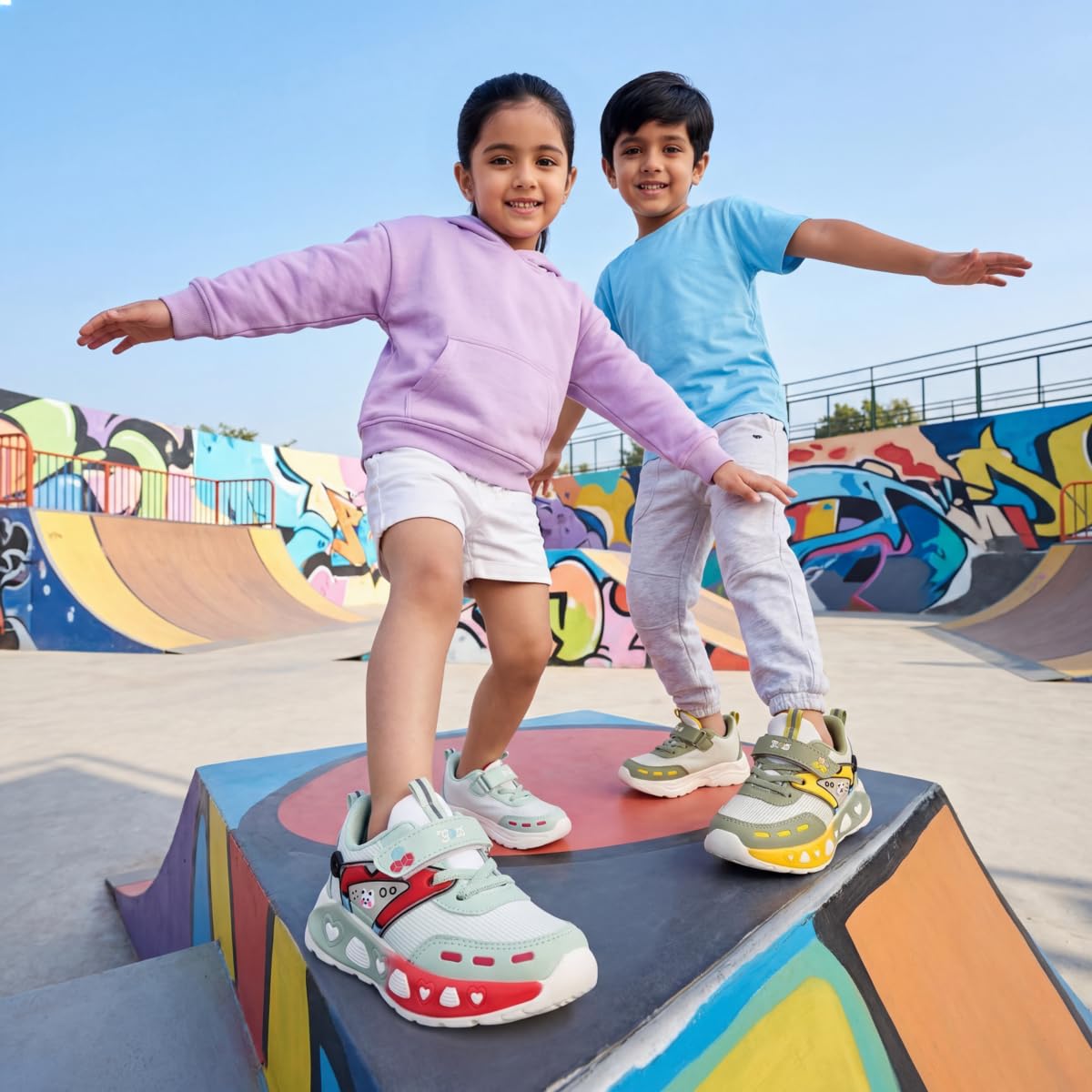 G&D Robolox Unisex Kids Shoes Soft Sole | Memory Foam with EVA Sole | Synthetic Upper Breathable, Lightweight | Light Feature Comfortable & Durable Stylish Indoor & Outdoor | Sports Shoes 2