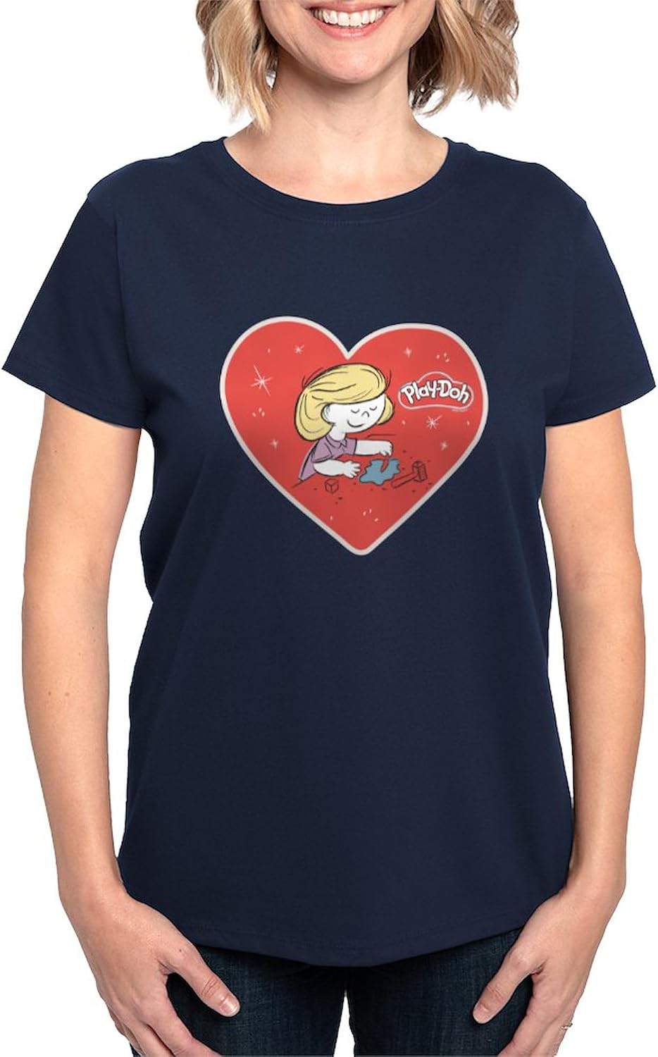 CafePress Play Doh: Imagination Women's Value T Shirt Womens Cotton Dark T-Shirt