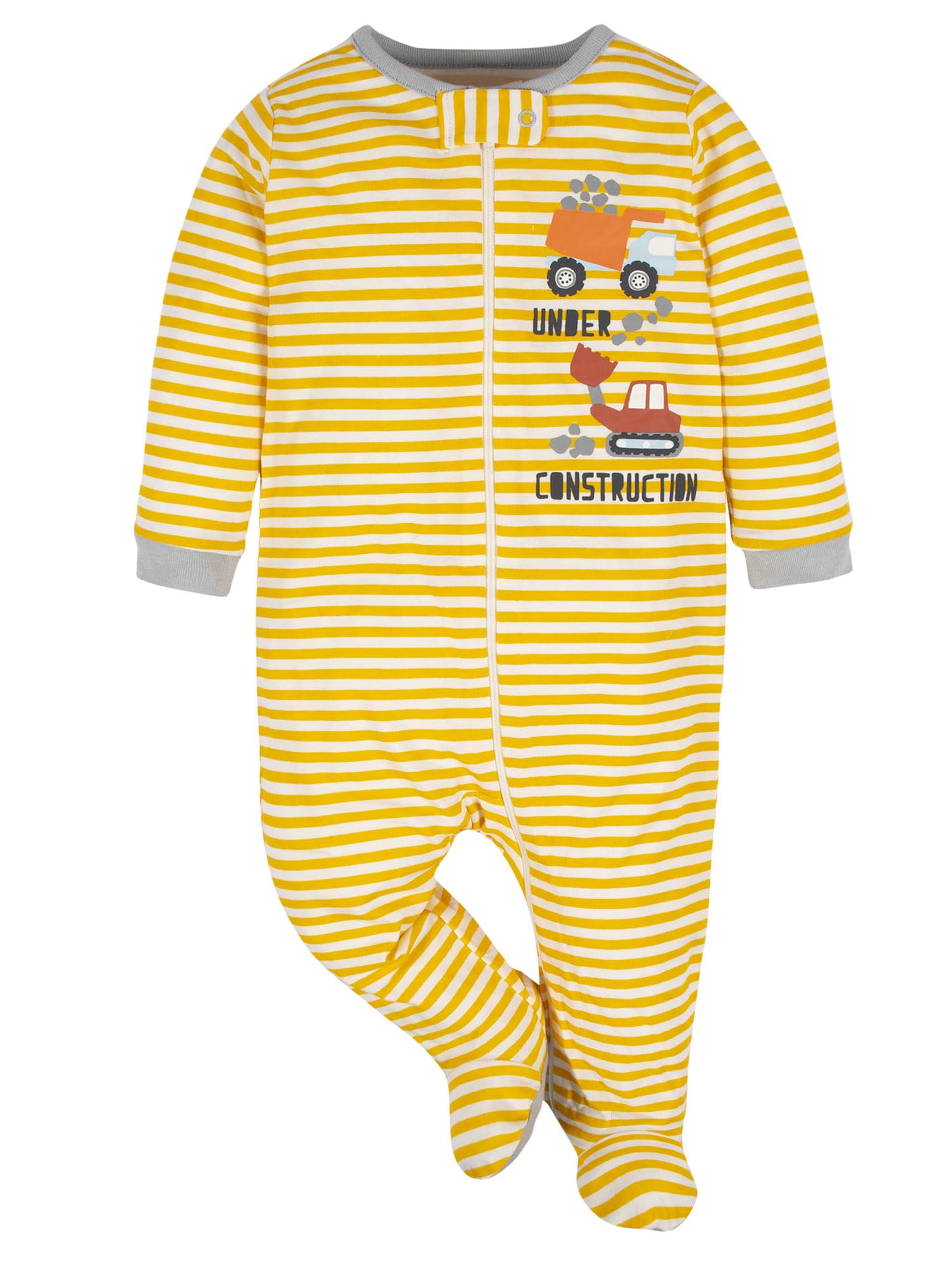 Gerber Sleep 'N Play Śpioszki dziecięce dla chłopców ze stópkami, 4-pak