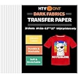 HTVRONT Heat Transfer Paper for T Shirts 20 Sheets, 8.5
