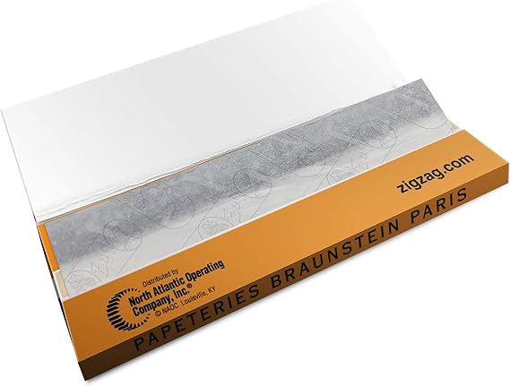 Zig-Zag Rolling Papers - 1 1/4 French Orange Rolling Papers - Natural Gum Arabic - 78 MM - 24 Booklets with 32 Papers per Booklet