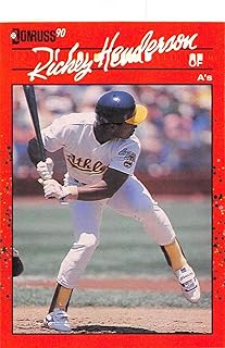 1990 Donruss #304 Rickey Henderson NM-MT Athletics