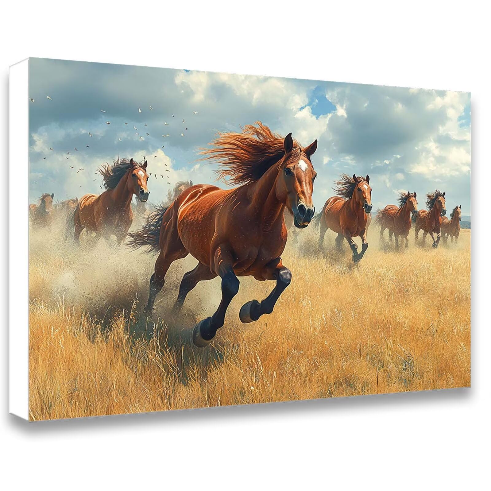 animal Pintar por Numeros Adultos, DIY Paint by Numbers Kits 60x80cm j0-583