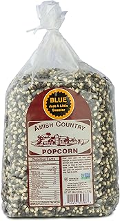 6 lbs Bag | Blue Popcorn Kernels | Old Fashioned, Non-GMO and Gluten Free (Blue - 6 lbs Bag)