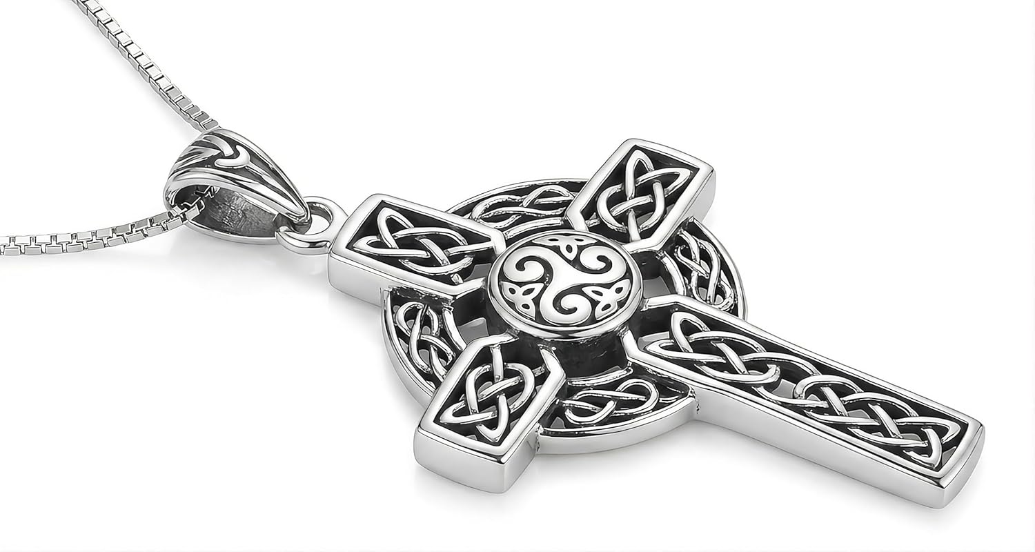 Jewelry Trends Celtic Knot Tree of Life Spiritual Growth Sterling Silver Pendant Necklace 18"