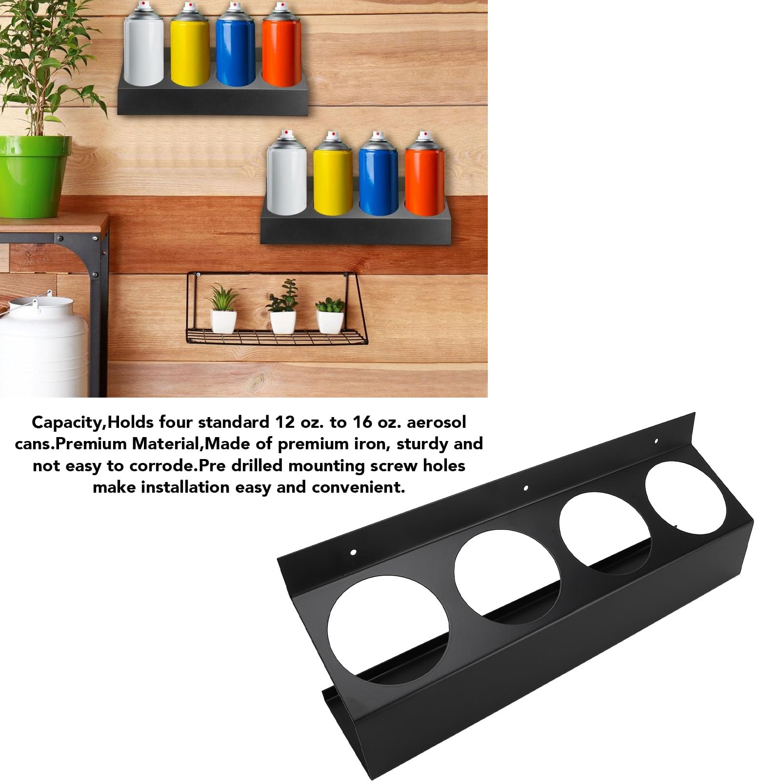 Dosenhalter Für Werkstatt - Organizer Für Spraydosen Und Silikontuben Bis Zu 11 Stück