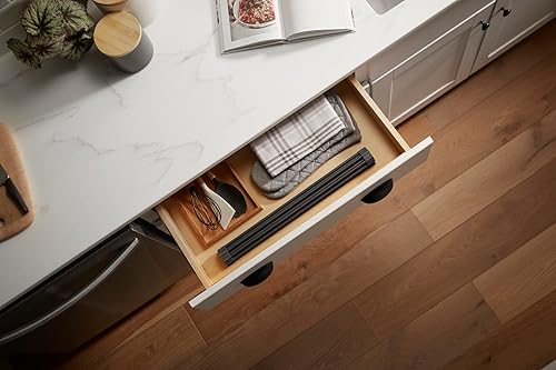 Miniatura 8 de Estante multiusos enrollable de silicona y acero inoxidable de 19-12" de largo x 11" de ancho