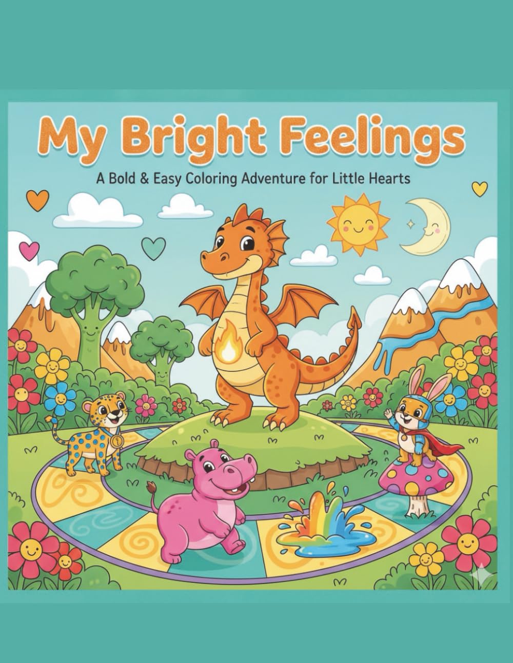 My Bright Feelings: A Bold & Easy Colouring Adventure for Little Hearts (Little Scribblers)