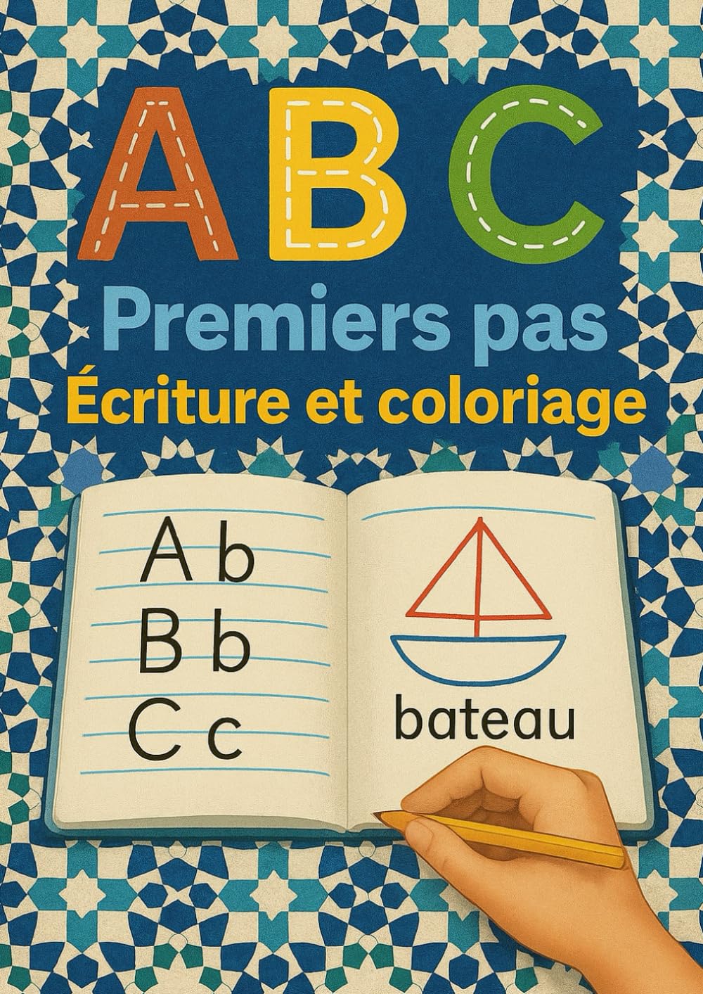 ABC – Premiers pas : Écriture et coloriage : Alphabet français, lettres majuscules et minuscules pour la maternelle: Activités Progressives pour ... les Lettres et Prendre Confiance en Écriture