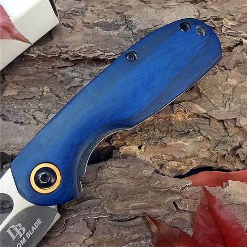 Miniatura 3 de DOOM BLADE Navaja de bolsillo de regalo para hombre, cuchillos plegables con clip de bolsillo de 2.63 pulgadas, longitud de la hoja, hoja de acero