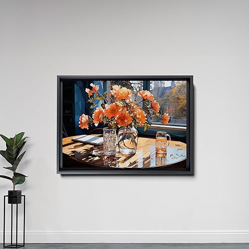 Miniatura 5 de SIGNED Olivia's House Giclée Print Floral Marigolds and Rose Wine Still print print, Wall Art, Art Print