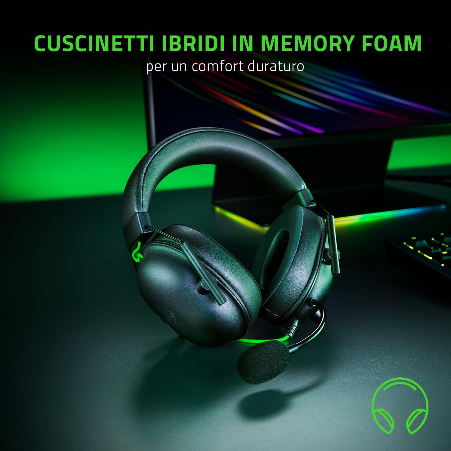 BlackShark V2 X - Cuffie da Gioco Esports Cablate Multipiattaperma (Driver TriForce da 50 mm - Cuffia gaming - Immagine 5