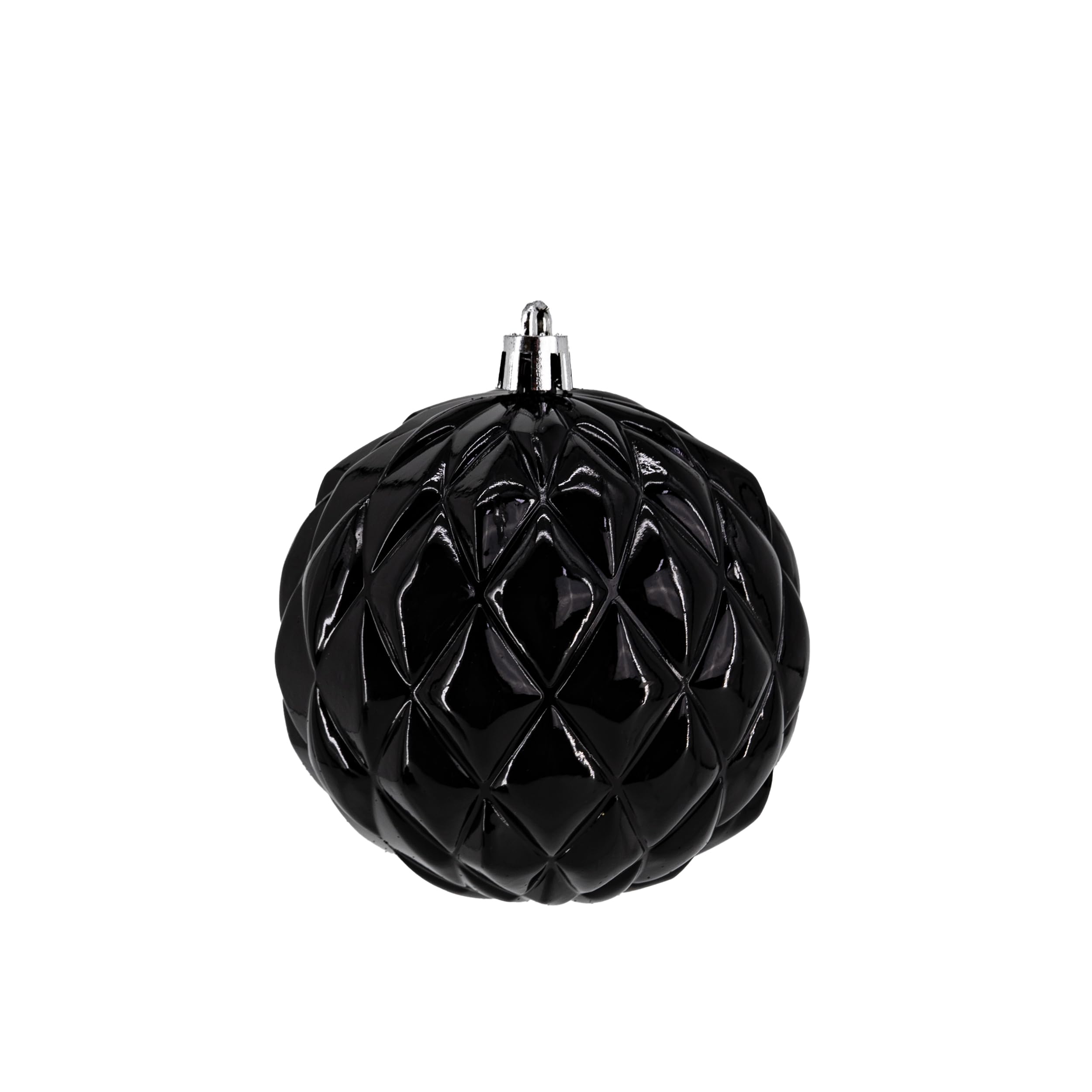 Kunststoff Weihnachtskugel schwarz 2 Sets - 68 Stück Ø 8cm Deko Kugel Christbaumschmuck Mix Glitzer Matt Gemustert Glänzend