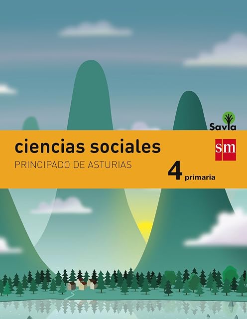 Portada de Ciencias sociales. 4 Primaria. Savia. Asturias