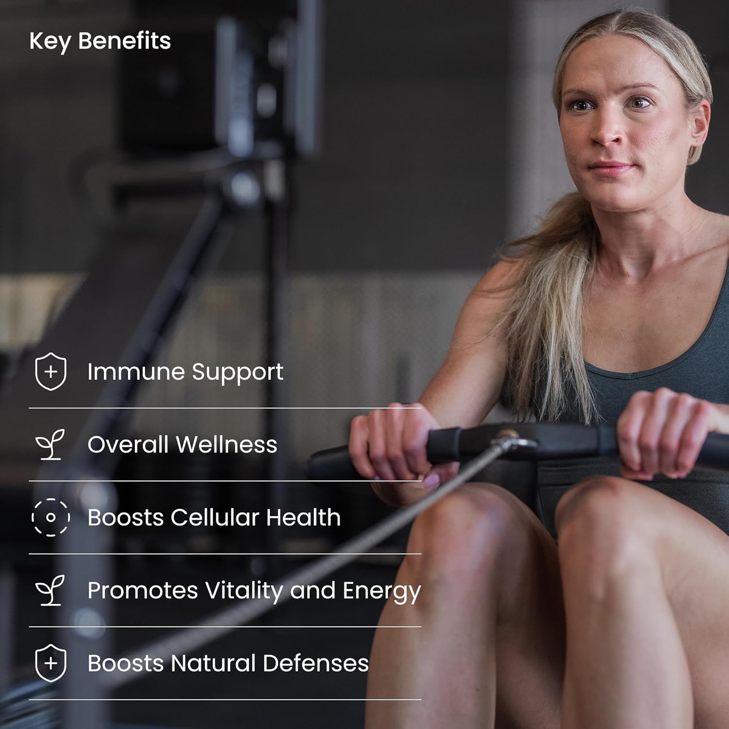 Immune Health Plus - Advanced Immune Defense with 9-in-1 Powerful Blend of Vitamin C, Vitamin D3, Zinc, Elderberry, Organic Maitake, Shiitake & Reishi Mushrooms, Beta Glucans – Immune Supplement