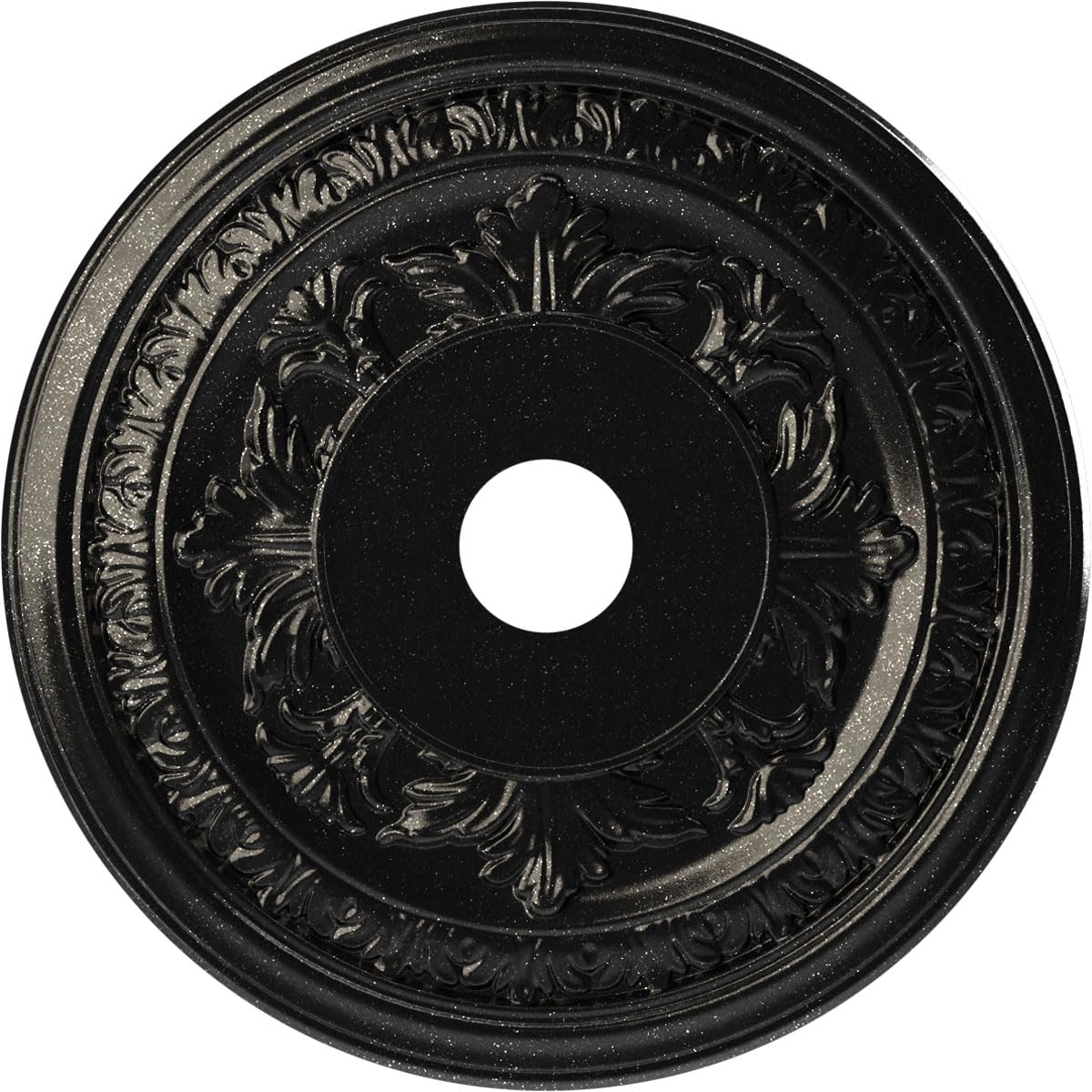 22"OD x 3 1/2"ID x 1"P Baltimore Thermoformed PVC Ceiling Medallion (Fits Canopies up to 7 3/4"), Textured Metallic Galaxy