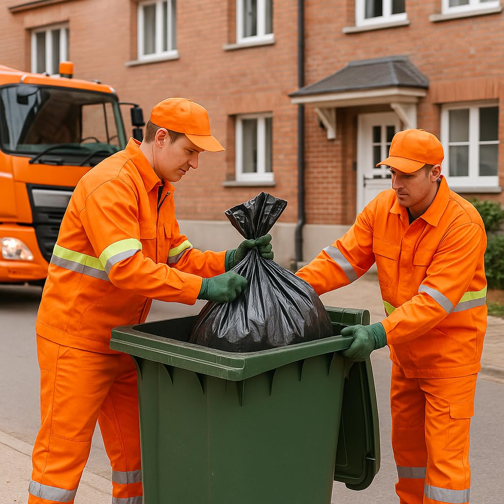 Babylonplast Worki na śmieci 120 l, bardzo mocne, czarne, stabilne, odporne na rozerwanie, 70 x 110 cm, nadają się do recyklingu i przyjazne dla środowiska, worki na odpady budowlane 70 µ/typ 100 (200