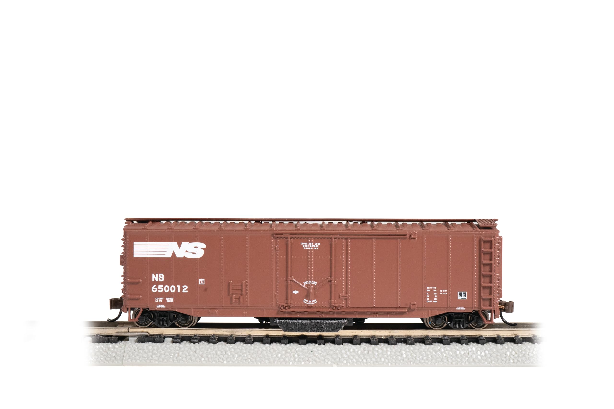 Bachmann Trains - 50' Plug Door Track Cleaning Box Car - Norfolk Southern #650012 - N Scale