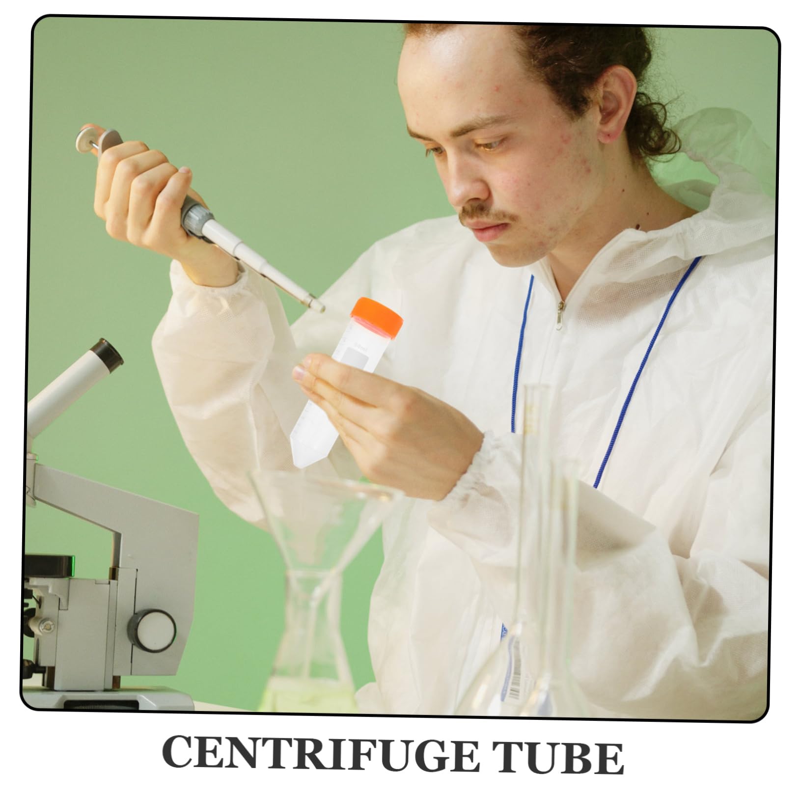 iplusmile 100stücke Zentrifugenröhrchen Mit Schraubverschluss Robuste Plastik-testtubes Für Laboranwendungen Konische Bodenkonstruktion Für Optimale Zentrifugation Für Verschiedene