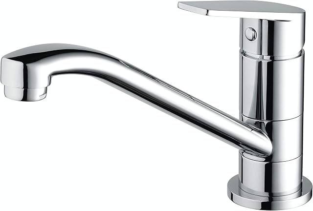Bristan Cinnamon Easy Fit Kitchen Sink Single Lever Swivel Spout Mixer Tap Faucet Chrome Plated (CNN EFSNK C)