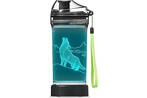 YuanDian Wolf Gifts Light Up Boy Water Bottle
