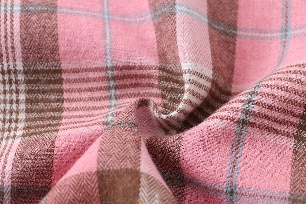 Flannel Shirts for Women & Girls Long Sleeve Buffalo Plaid Tops Womens Button Down Shirts Western Plaid Shirts for Women - Image 6