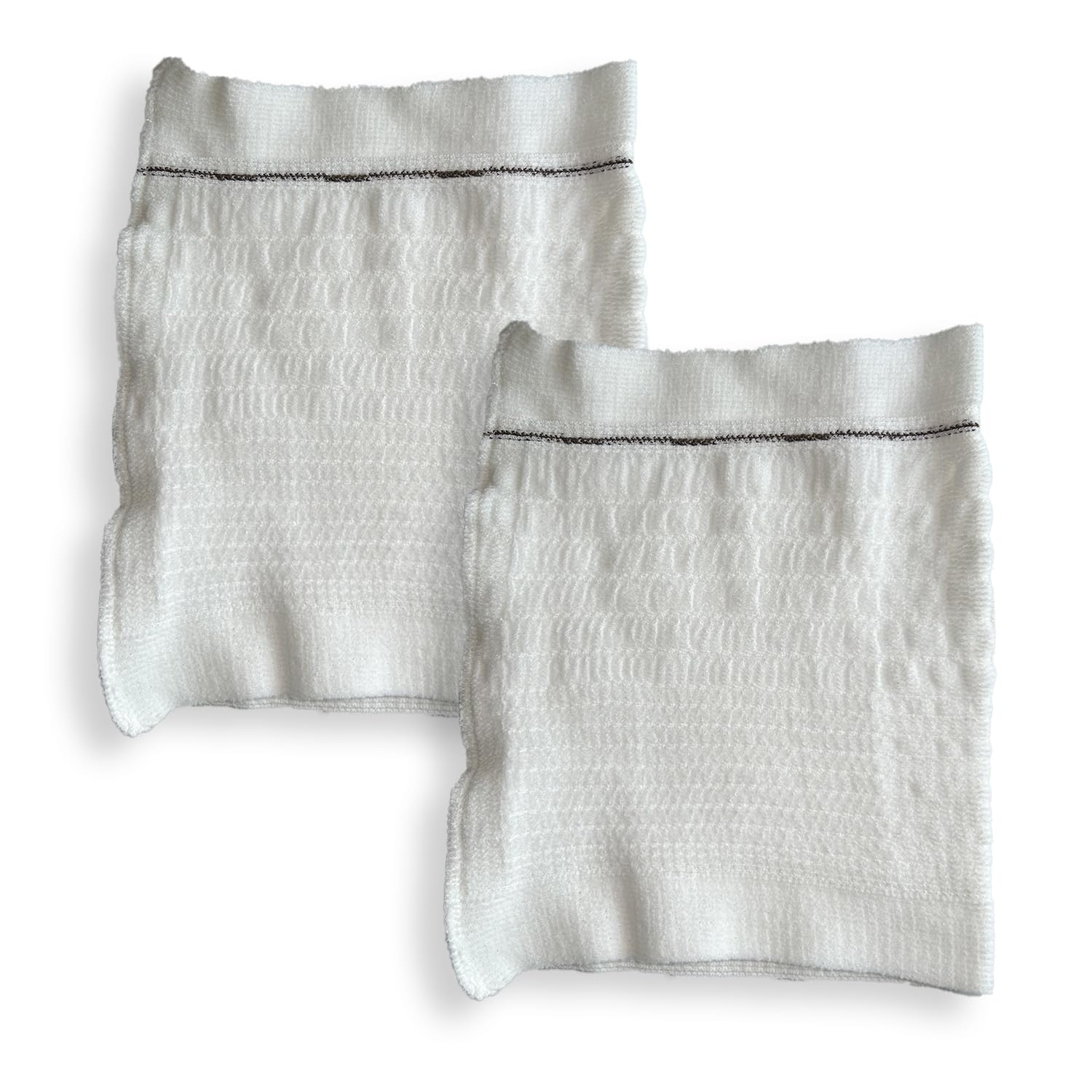 Puffio Fix Sleeve Catheter Leg Bag Holder, Catheter Bag Cover, Strong and Durable Fibre Blends with External Seams, Washable and Reusable, Size L (Pack of 2)