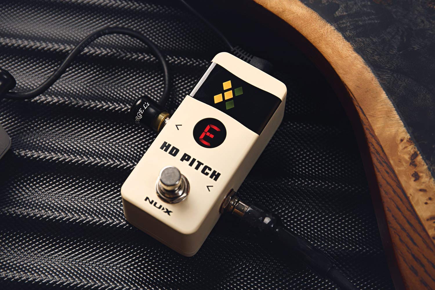 Pedal afinador de guitarra NUX Compact Color