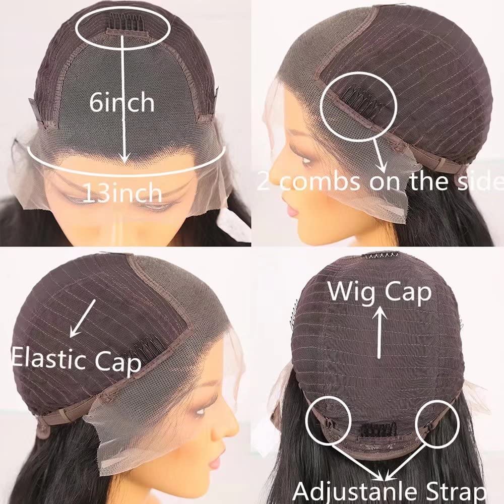 Amazon.com : Imeya 26 Inch Light Yaki Straight Lace Front  display picture 2