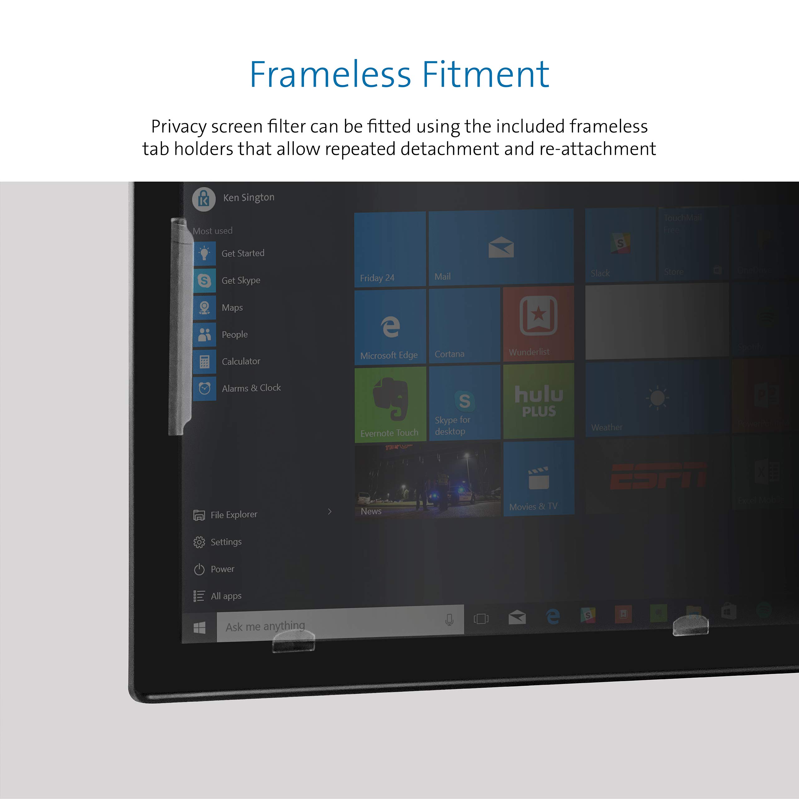 Upscreen Anti-Spy Folie Für Dell Latitude 5330 - Blickschutz Made In Germany