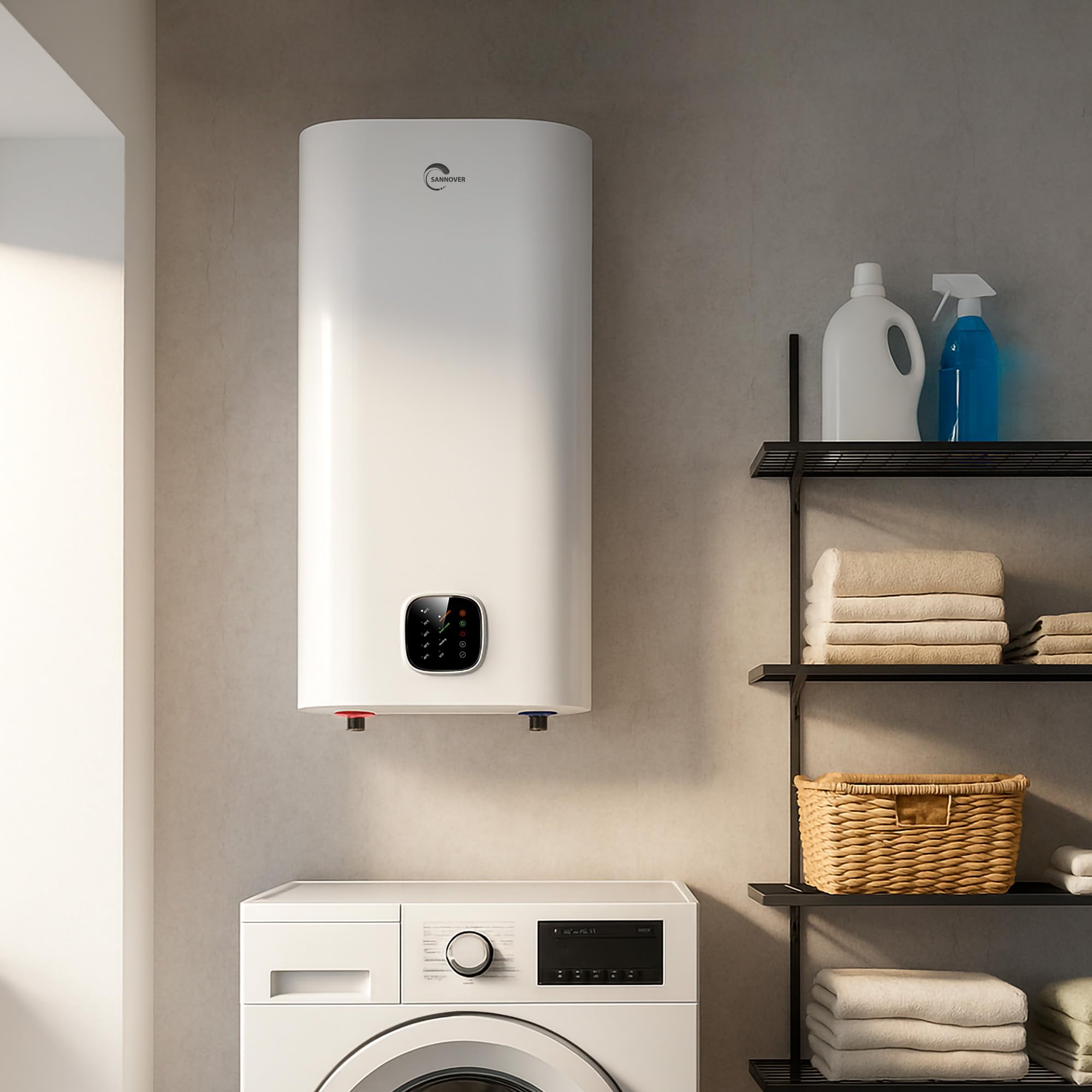 Chauffe Eau Electrique Plat Mural Multipositions Kimoro 80 Litres Sannover