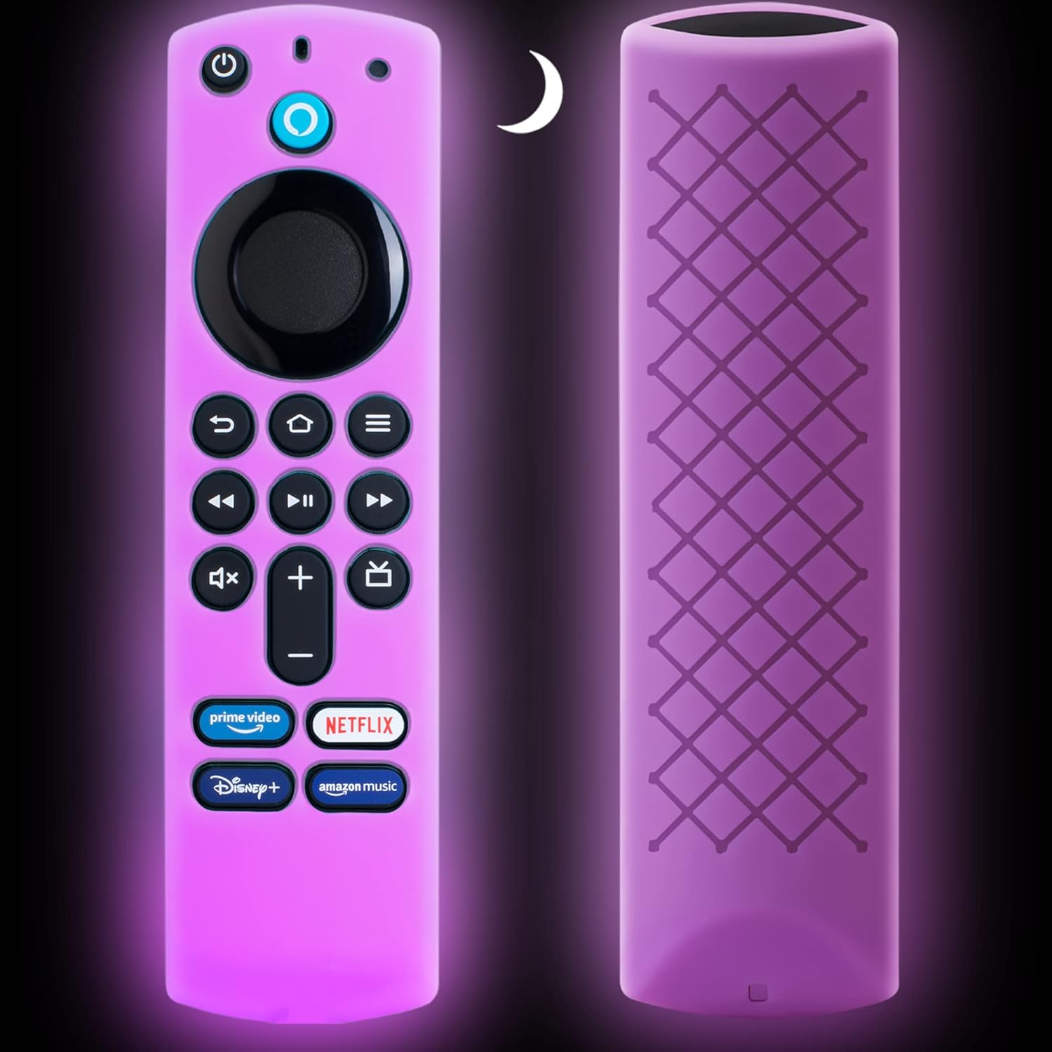 Firestick Remote Cover Glow in The Dark TV Stick 4k