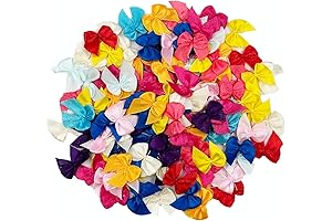200-Piece Mini Satin Ribbon Bows